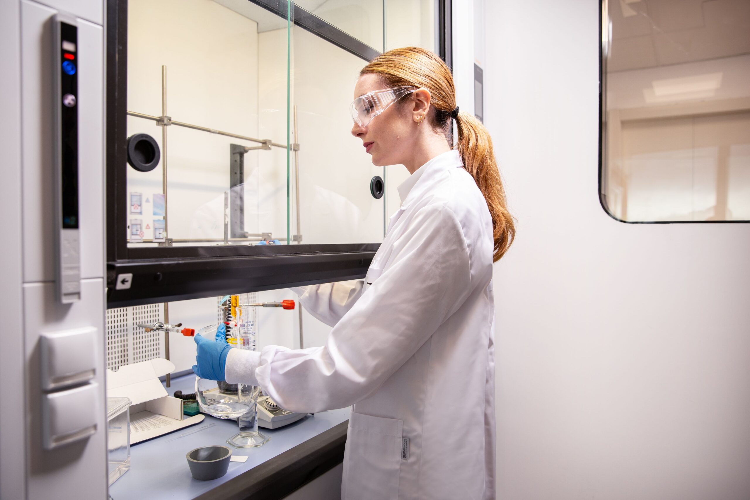 A scientist at work